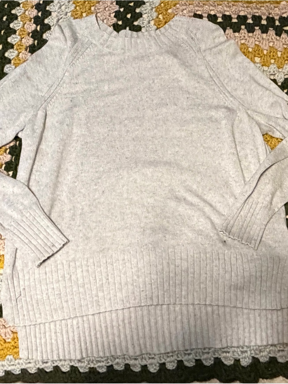 Classic Light Gray Women's Pullover Sweater